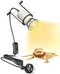 Lamptobe Reptile Heat Lamp Holder, E27 Socket Ceramic Heat Lamp Holder, with ON/Off Switch Pet Heat Lamp Holder for Lizard Turtle Snake Chick, 1 Pack(Bulbs Not Included)