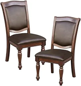 Homelegance Lordsburg 2-Piece Pack Dining Side Chairs, Cherry