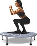 BCAN 36 Mini Trampoline Rebounder Trampoline for Adults Max Load 170lbs Small Trampoline Exercise Trampoline Fitness Trampoline Indoor/Garden Workout