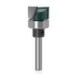 Mesee Industrial Grade Flush Trim Template Router Bit 1/4 Inch Shank Hinge Mortising Router Bit with Ball Bearing Woodworking Milling Cutter Tool, 3/4" Cutting Diameter