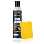 OBEROI'S TRADERS Multipurpose Foaming Car Interior & Exterior Cleaner Foam Spray For | Car Seat | Dashboard | Shoes | Sofa | Vinyl Rubber | Doors, PU/Leather (500 ml)