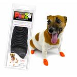 Pawz PZBLKXS Water-Proof Dog Boots, X-Small, 1.5-Inch to 2-Inch, Black