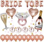 DOJoykey Rose Gold Hen Party Decora
