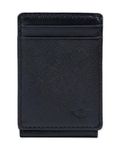 Dockers Men's RFID Slim Minimalist Front Pocket Wallet, Black Saffiano, One Size, Front Pocket Wallet