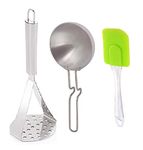 Silicone Potato Masher For Nonstick Pans