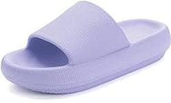 BRONAX Slides for Women Lavender Pi