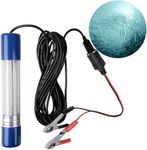 LED Underwater Fishing Light 10.8W 12V 180 LED Lamp Submersible Fishing Bait Light Finder Night Light Deep Drop Light Shrimp Light Boat Decorative Light for Shrimp Squid and Fish Crowds