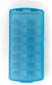OXO Good Grips – Bac à glaçons antifuites, bac à glaçons avec couvercle, en silicone, pour 14 glaçons de 21 grammes