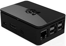 REES52 Black Protective Case/Box/Enclosure for Raspberry Pi Model B/ 2/3 with Aluminum Heatsink Cooler - Access to All Ports