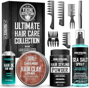 Viking Revolution Ultimate Hair Care Collection for Men - 10 Piece Kit