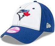 New Era MLB Women's Team Glimmer 9TWENTY Adjustable Cap, Womens, 80101625, Royal, One Size