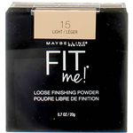 Maybelline New York Maybelline Fit Me Loose Finishing Powder, 15 Light, 0.7 oz (Pack of 2)