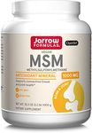 Jarrow Formulas MSM Powder, Methylsulfonylmethane, 1,000mg, Antioxidant Mineral, Joint Health Supplement and Skin Support, 2.2 lbs, Approx. 1000 Servings