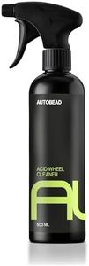 Autobead Acid Wheel Cleaner 500ml – Concentrated Gel Formula for Alloy Rims – Removes Heavy Brake Dust and Carbon Deposits – Professional Grade Car Detailing Cleaner