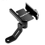 LCFZDQ Motorcycle Mobile Phone Holder GPS Navigator Rearview Mirror Handlebar Bracket Accessories For Honda Forza 125 250 300 350 750,mirror Holder