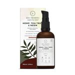 Juicy Chemistry Hemp, Tea Tree & Neem Face Wash, 100 Ml | Organic Face Cleanser For Acne-Prone, Oily, Coimbination Skin For Men & Women | Cruelty-Free & 100% Vegan