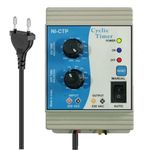 NUTRONICS Analog Cyclic for Fogger,Hydroponics Programmable Electronic Timer pluged in (White, Blue)