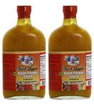 Aunt May's Hot Bajan Pepper Sauce 340g (Pack of 2)