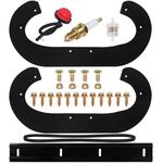 NIDAIFEI 753-06469 Auger Paddle Kit with 731-08171 Shave Plate 954-04050A Belt for Cub Cadet 1X 21 Snow Thrower, Troy-Bilt Squall 21" Snow Thrower, Columbia 21" Snow Thrower