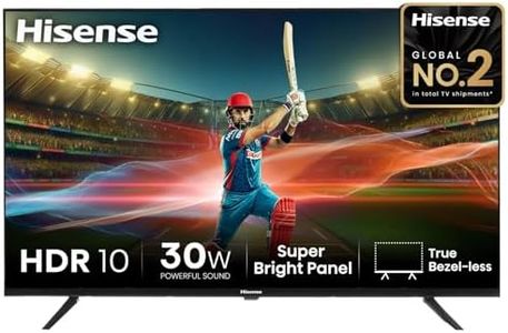 Hisense 80 cm (32 inches) E43N Series HD Ready Smart Google LED TV 32E43N (Black)
