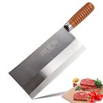 SELECT MASTER Chinese Slicing Knife - Brisket Knife - pro Chefs mincing carving and slicing, wide and thin blade, slicer Cleaver knife, light weight