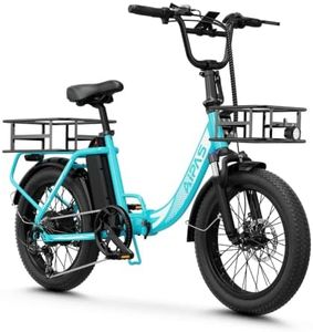 Aipas A4 Folding Electric Bike for Adults, 1000W Peak Motor, 62-Mile Range