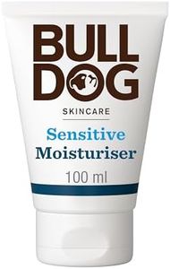 Bulldog Skincare Sensitive Face Moisturiser for Men, Fragrance Free, Specially Formulated for Sensitive Skin, Provides 24-Hour Hydration, 100ml