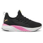 Puma Womens Softride Sophia 2 Emboss Running Sneakers Shoes - Black, Black, 5.5 UK