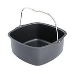 Cake Barrel, HD9925/00 Cake Mold Iron Fryer Cake Pan 17.5 x 16.5 x 7 cm Cake Barrel Fryer Accessories, Cake Barrel Baking Pan, Air Fryer Baking Accessories with Non-Stick Coating, 0.8 kg Capacity