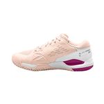 WILSON Women's Rush Pro Ace Sneaker, Scallop Shell/White/Baton Rouge, 5.5 UK