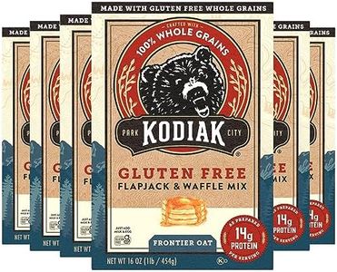 Kodiak Cakes Frontier Oat Gluten Free Protein Pancake and Waffle Mix, 16oz (Pack of 6)