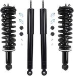 Detroit Axle - 4WD 4pc Suspension Kit for 1996-2002 Toyota 4Runner, 2 Front Struts & Coil Spring Assembly 2 Rear Shock Absorbers 1997 1998 1999 2000 2001 Replacement