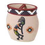 Avanti Linens - Toothbrush Holder, Decorative Bathroom Decor (Navajo Dance Collection)