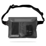 Kraptick Waterproof Transparent Phone Sling Bag, Crossbody Cell Phone Bag, Phone Holder Sling Bag, Phone Crossbody Case, Phone Pouch Sling (Black) (DMFP612)