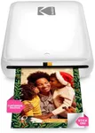 KODAK Step Instant Smartphone Photo Printer - Portable Mini Color Wireless Mobile Printer - Zink 2x3 Inch Sticky-Back Photos - Bluetooth Compatible with iOS & Android Devices - Fun Editing App - White