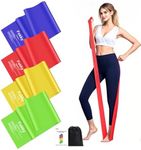 Fokky 2M Resistance Bands, Exercise Band with 4 Different Resistance Levels, Long Resistance Band Women/Men, Resistance Band Ideal for Strength Training, Yoga, Gym, Pilates