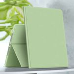 VAGHVEO Case for iPad Mini 4 / Mini 5 7.9 Inch Flexible Smart Cover with Pen Holder (Auto Wake/Sleep), Protective Soft TPU Back Cover Shockproof Shell for Apple iPad 7.9” Mini 4 5, Light Green