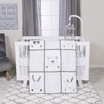 Trend Lab 3 Piece Crib Bedding Set, Peek-A-Boo Forest