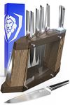 DALSTRONG - 8-Piece Knife Block Set - Crusader Series - Forged High-Carbon German Stainless Steel - w/Magnetic Sheath - NSF Certified