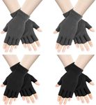 AURUZA 4 Pairs Half Finger Gloves W