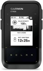 Garmin eTrex® Solar, GPS Handheld Navigator, Unlimited Battery Life, Water Resistant