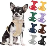 Wisedog No Pull Lightweight Dog Vest Harness with Soft and Comfortable Cushion, Breathable Mesh, for Small Medium Large Dogs Walking (XS:Neck=10"-12"/Chest=13"-16", Sand Color)