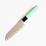 Machado Stainless Steel Japanese Deba Sushi Knife with Octagonal Green Handle - (Pack of 1)