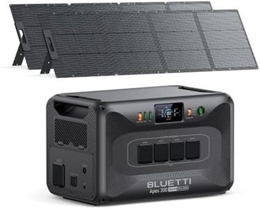 BLUETTI Solar Generator Apex 300 + 2 200W Solar Panel, 2764.8Wh/6000+ Cycles with 6 30840W AC Outlets (7680W Surge), Modular Power System for Home, RV & Emergency Use