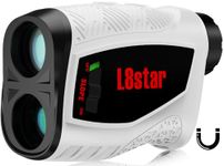 1300 Yards Golf Range Finder, L8star Rangefinder with Magnetic Strip Pulse Vibration Slope, High-Precision Fast Flagpole Lock Laser Range Finder for Golf,Hunting