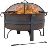 Sunnydaze 29-Inch Wood-Burning Outd