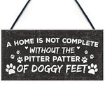 RED OCEAN Funny Dog Hanging Plaque Dog House Home Decor Signs Dog Friend Gift