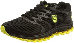 K-Swiss Men's Tubes 200 Training Shoe, Black/Optic Yellow, 11.5 M