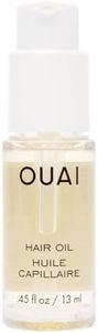 OUAI Hair Oil Travel Size - Hair Heat Protectant Oil for Frizz Control - Adds Shine and Smooths Split Ends - Color Safe Formula - Paraben, Phthalate and Sulfate Free (0.45 oz)