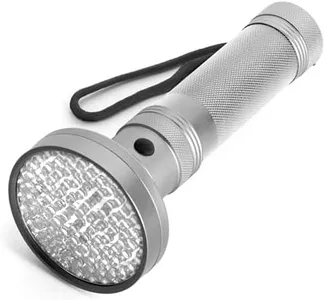 ALLINCOZY 100 LED UV Flashlight Grey Light, Portable Ultraviolet Torch for Pet Urine Detection, Stains, Scorpions, and Bed Bugs – High Power UV Lamp (Batteries Not Included)